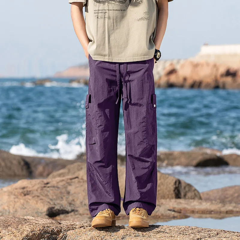 BENGEN Casual Pants Unisex-10