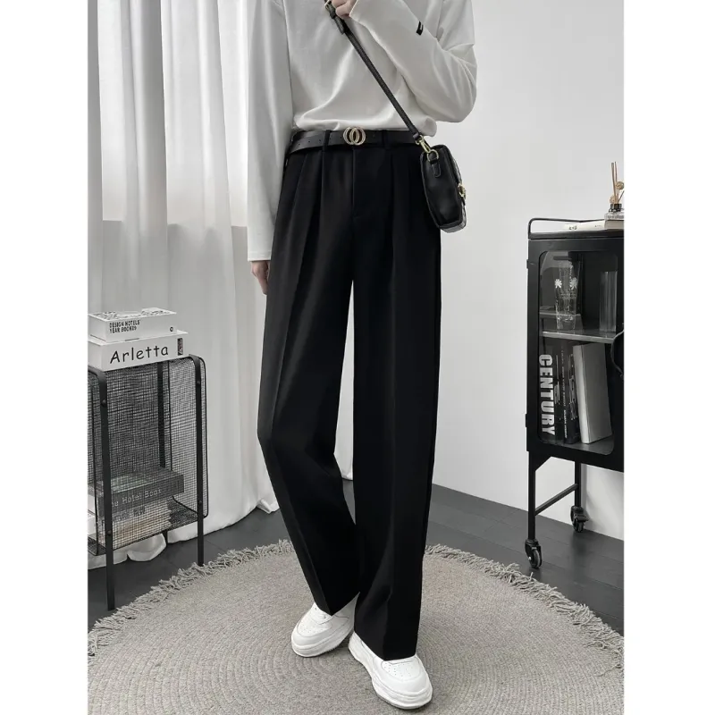 BENGEN Suit Trouser Unisex Black-2