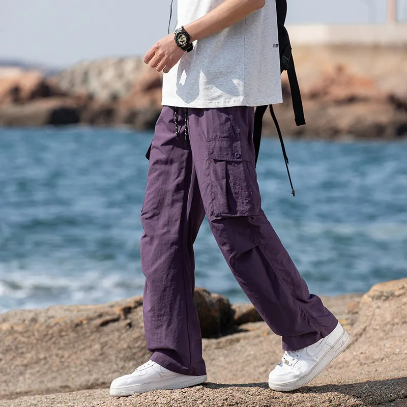 BENGEN Casual Pants Unisex-15