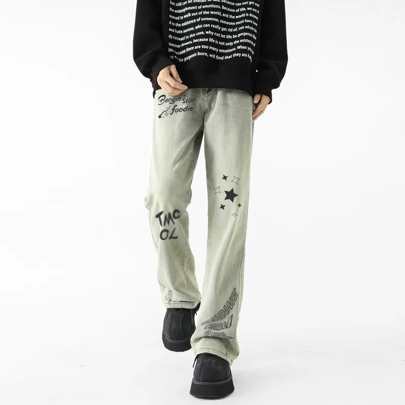 BENGEN Jeans Unisex-14