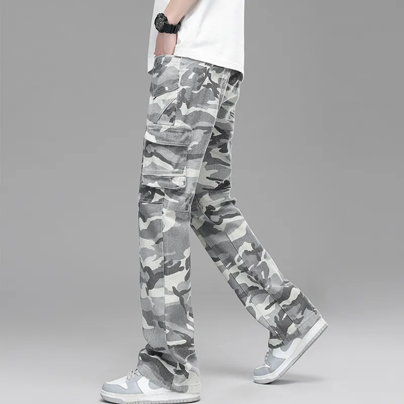 BENGEN Jeans Unisex Camouflage-4