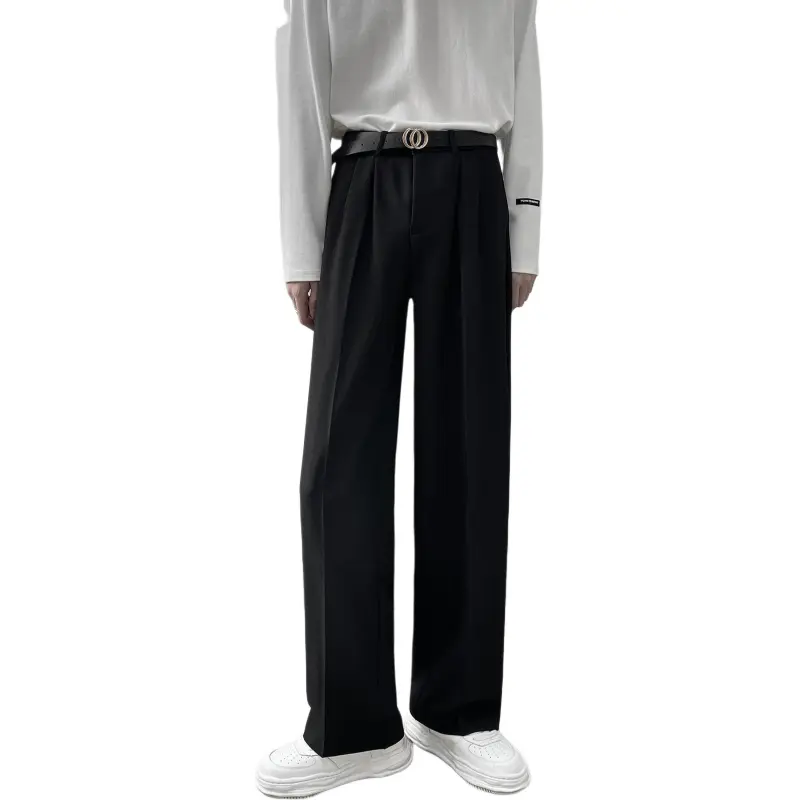 BENGEN Suit Trouser Unisex Black-5