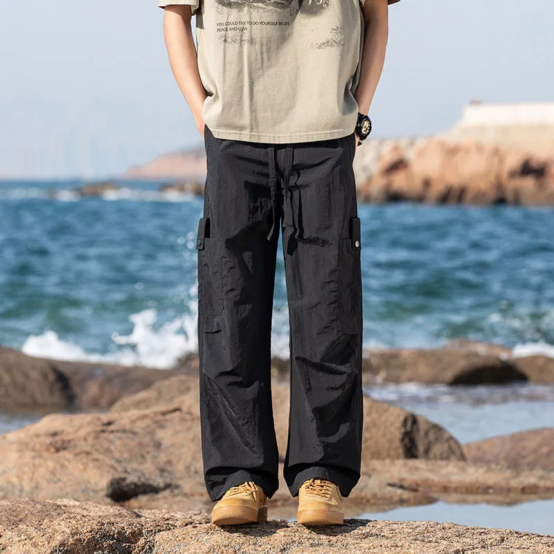 BENGEN Casual Pants Unisex-14