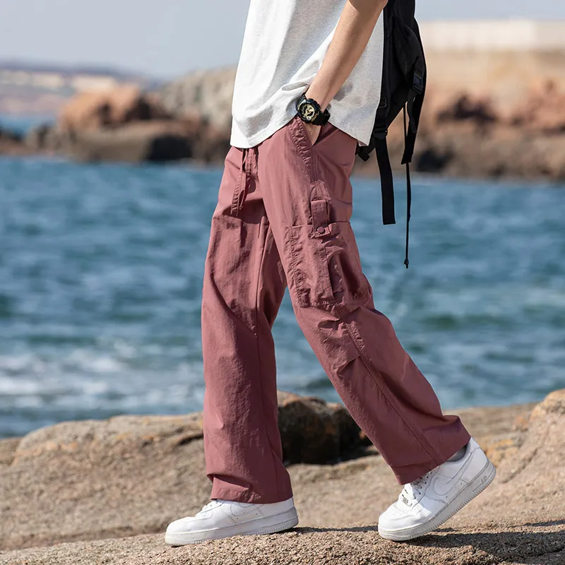 BENGEN Casual Pants Unisex-7