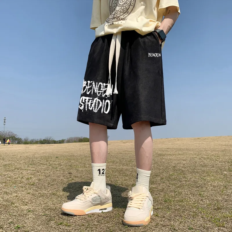 BENGEN Casual Shorts Unisex-2