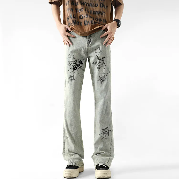 BENGEN Jeans Unisex-13