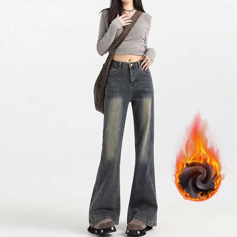 BENGEN Jeans Women's Vintage Blue-30
