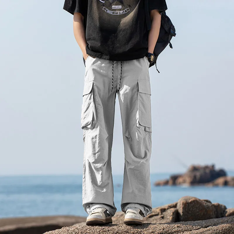 BENGEN Casual Pants Unisex-14