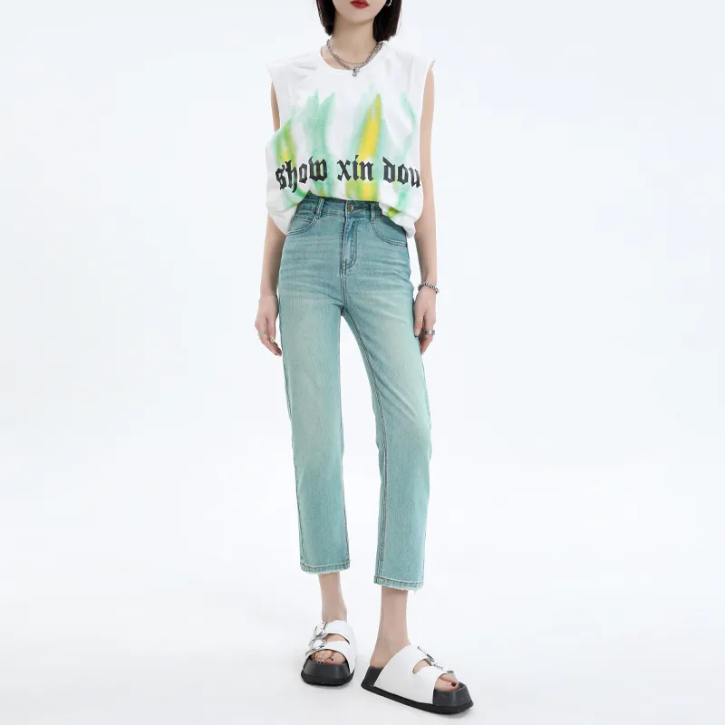 BENGEN Jeans Women's Teal-1