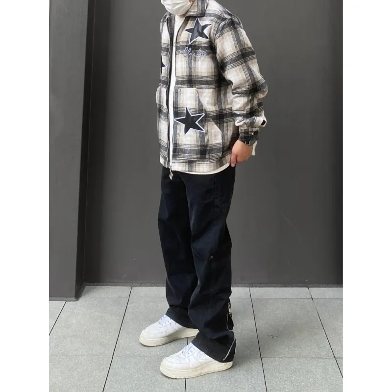 BENGEN Jeans Unisex Black-5