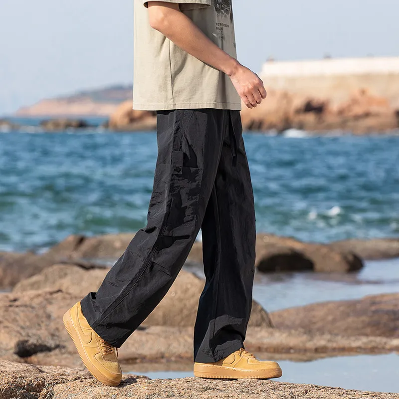 BENGEN Casual Pants Unisex-15
