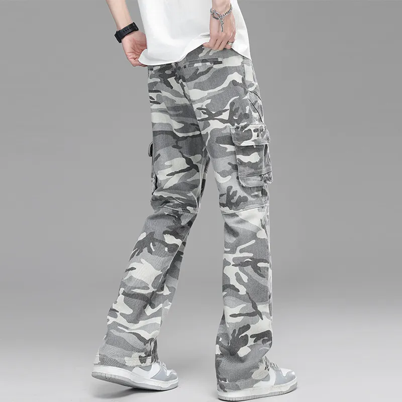BENGEN Jeans Unisex Camouflage-5
