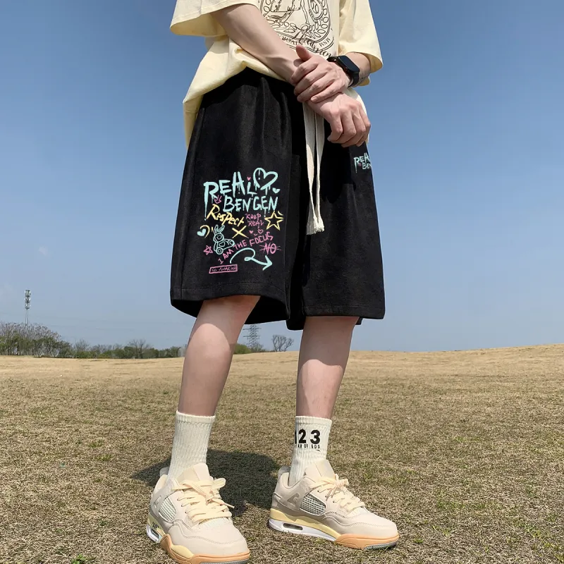 BENGEN Casual Shorts Unisex-3