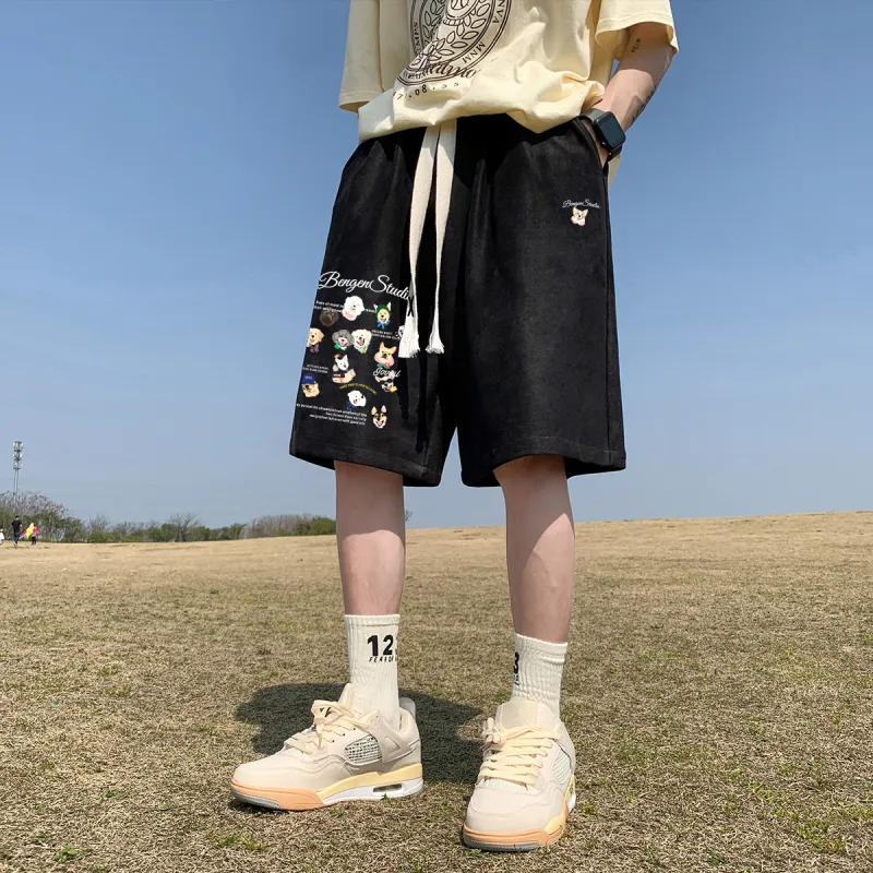 BENGEN Casual Shorts Unisex-2
