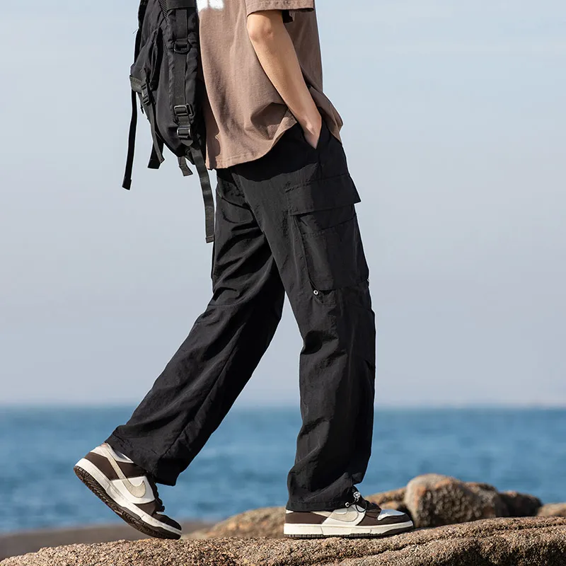 BENGEN Casual Pants Unisex-7