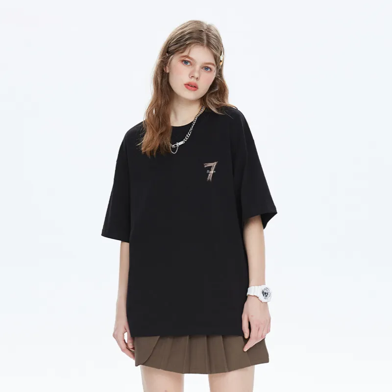 BENGEN Drop Shoulder Sleeve T Shirt Women's-6