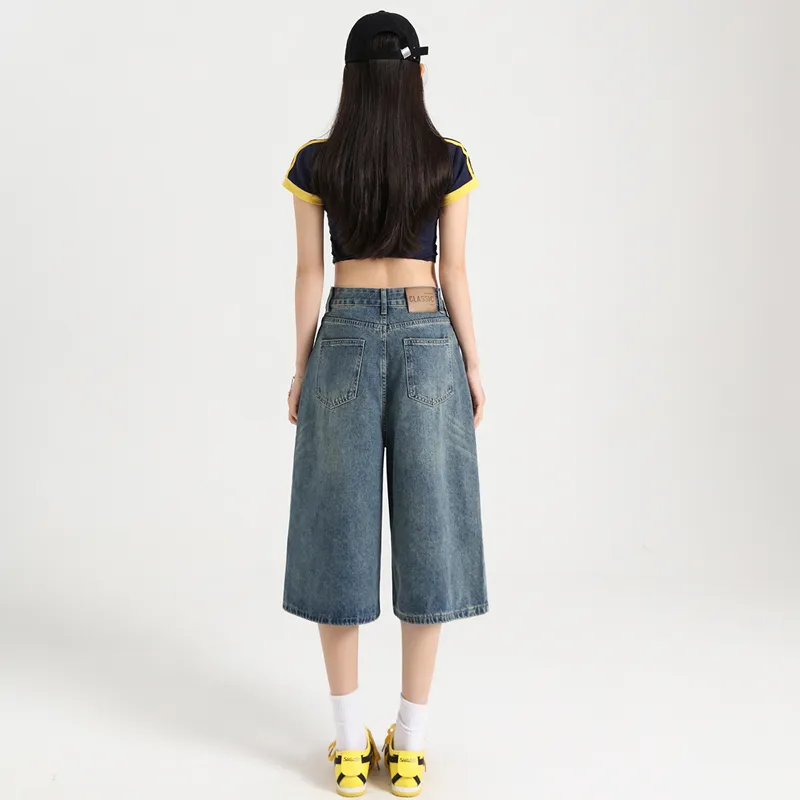 BENGEN Denim Shorts Women's-1
