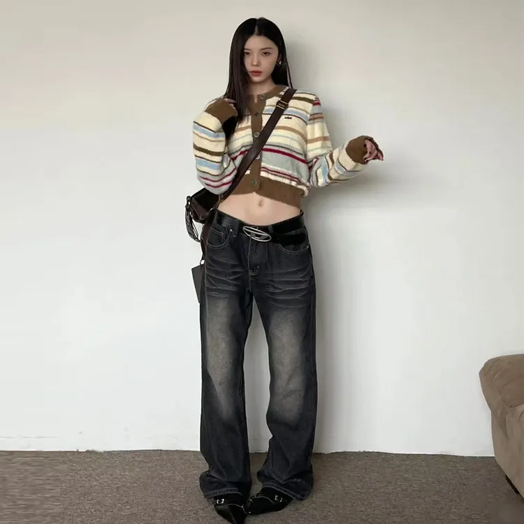 BENGEN Jeans Unisex Black-2