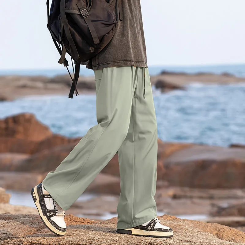 BENGEN Casual Pants Unisex-11