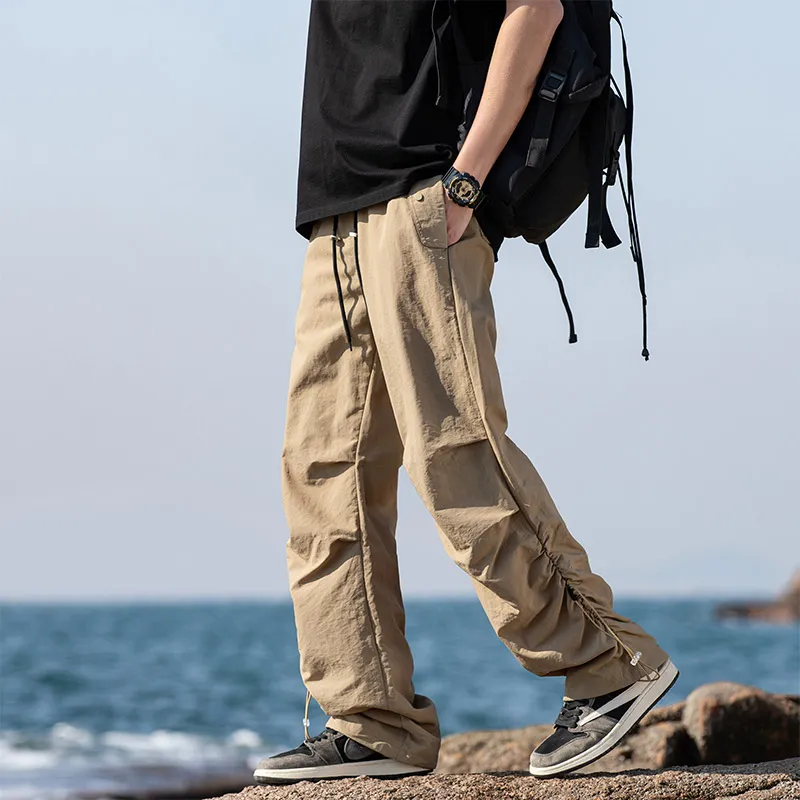 BENGEN Casual Pants Unisex-7