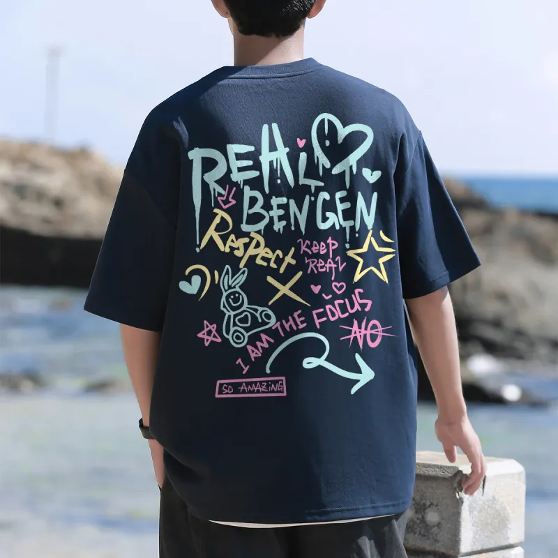BENGEN T Shirts Unisex-16