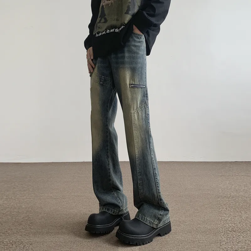 BENGEN Jeans Men Blue-11