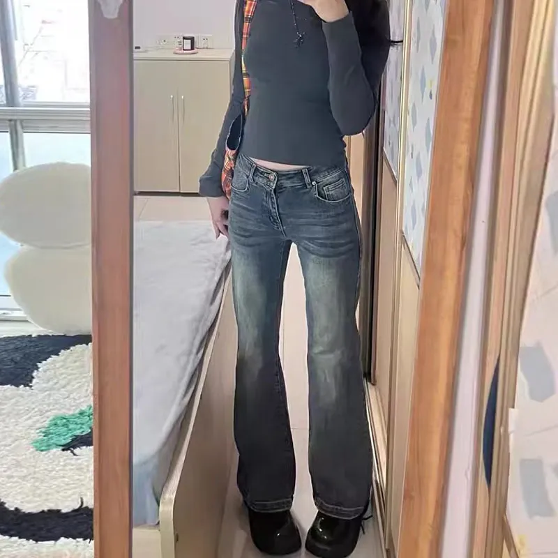 BENGEN Jeans Women's Vintage Blue-26
