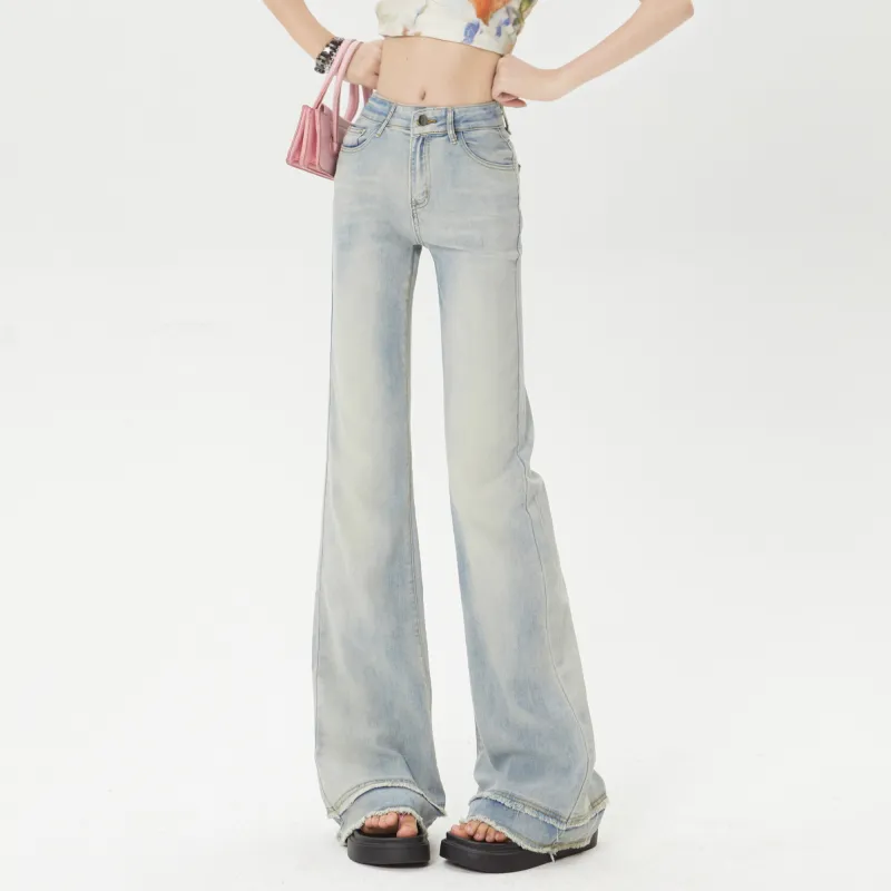 BENGEN Jeans Women's Black Gray-14