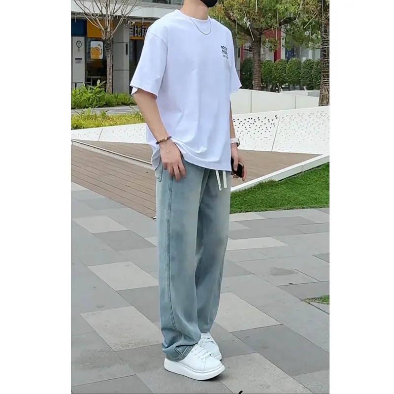 BENGEN Jeans Unisex-2