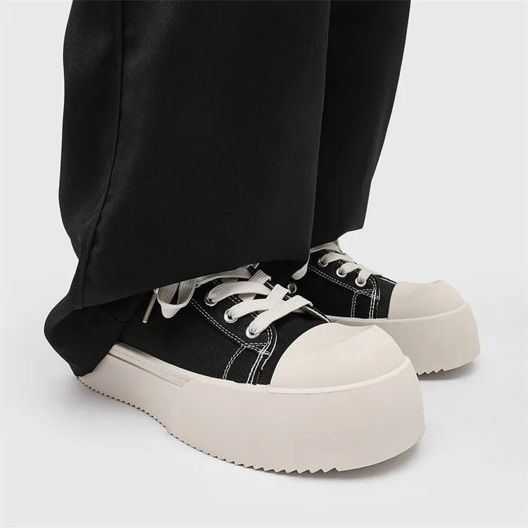 DGUMI Coverage Slip Resistant Cushioning Abrasion Resistant Balance Low Top Skateboard Shoes Unisex Black-1