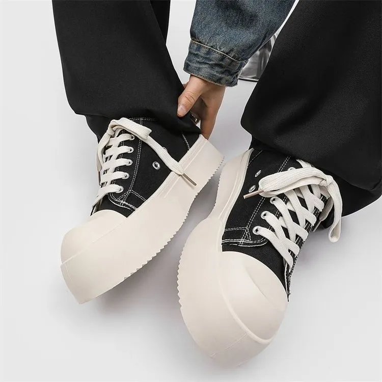 DGUMI Coverage Slip Resistant Cushioning Abrasion Resistant Balance Low Top Skateboard Shoes Unisex Black-2