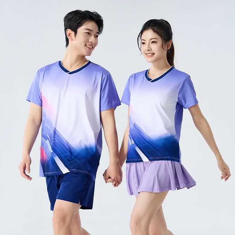 KPADB Sports Top Clothing Sets Loose Fit Running Tennis Training Quick Dry Clothing Unisex-7