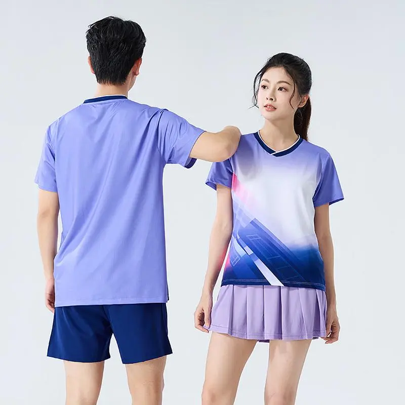 KPADB Sports Top Clothing Sets Loose Fit Running Tennis Training Quick Dry Clothing Unisex-8