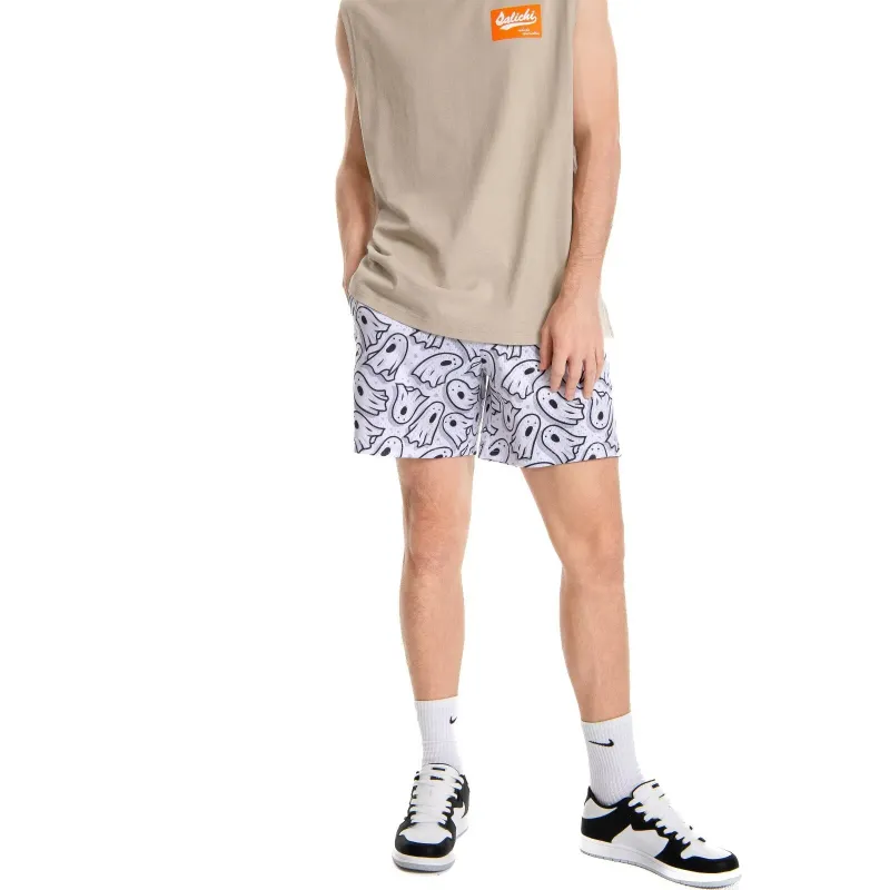 KPADB Basketball Shorts Unisex White-2
