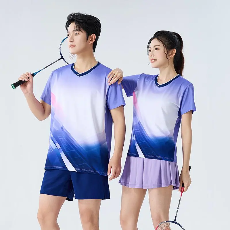 KPADB Sports Top Clothing Sets Loose Fit Running Tennis Training Quick Dry Clothing Unisex-6