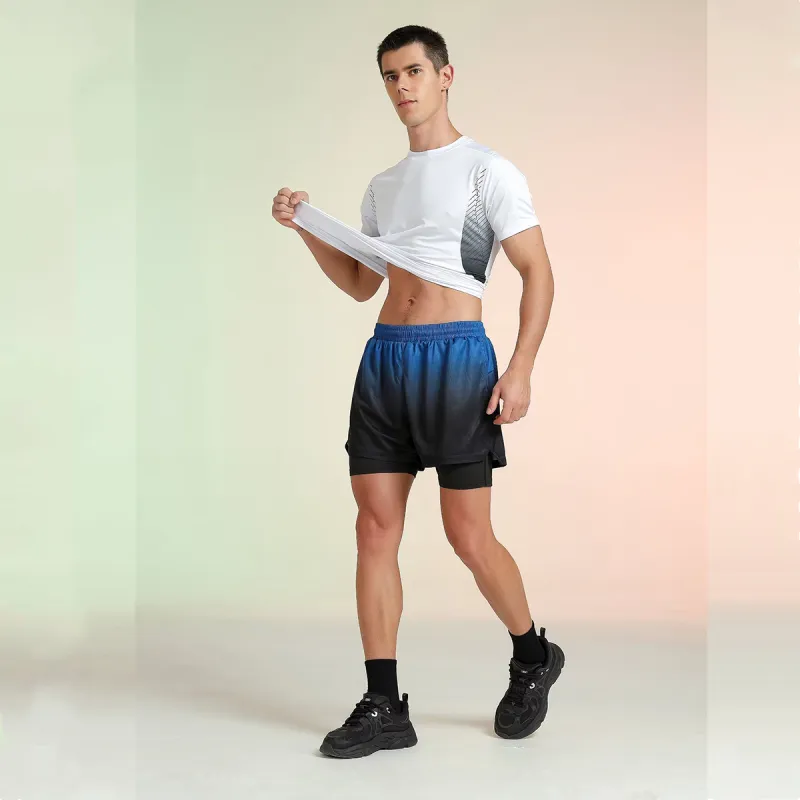 KPADB Basketball Shorts Unisex Blue-2