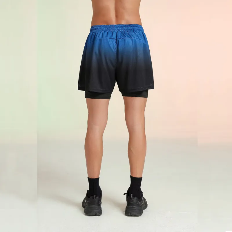 KPADB Basketball Shorts Unisex Blue-5