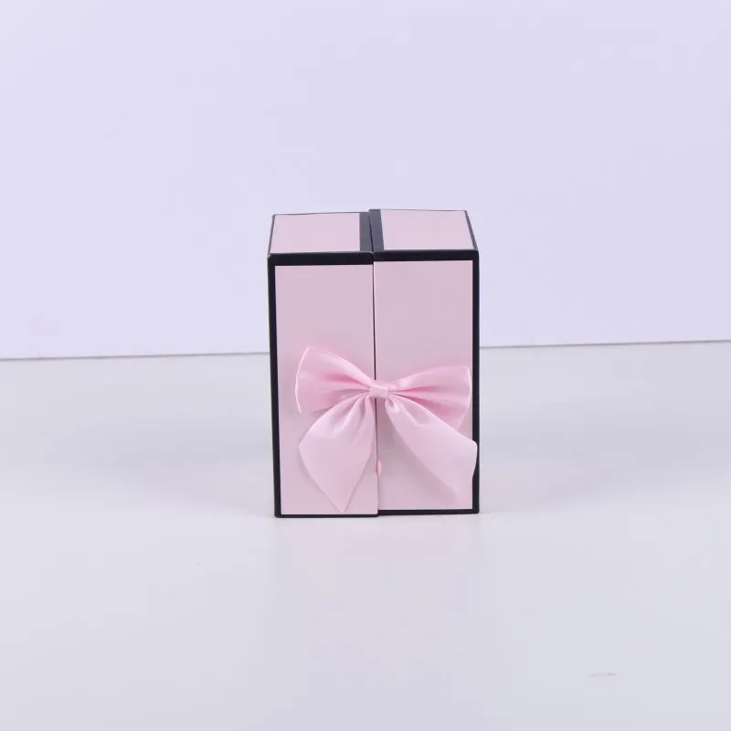 XZAN Creative Double Door Soap Flower Lipstick Necklace Packaging Box-2
