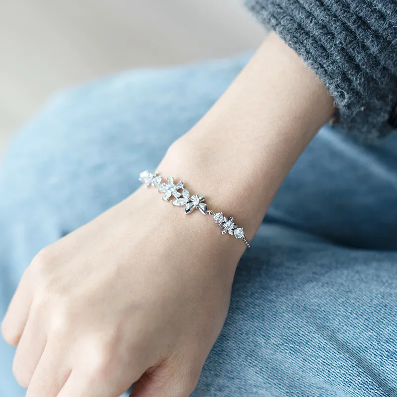 Disney Frozen Series S925 Silver Bracelets Women's-3