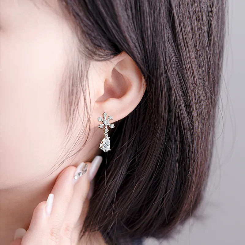 Disney S925 Silver Earrings Women's-3