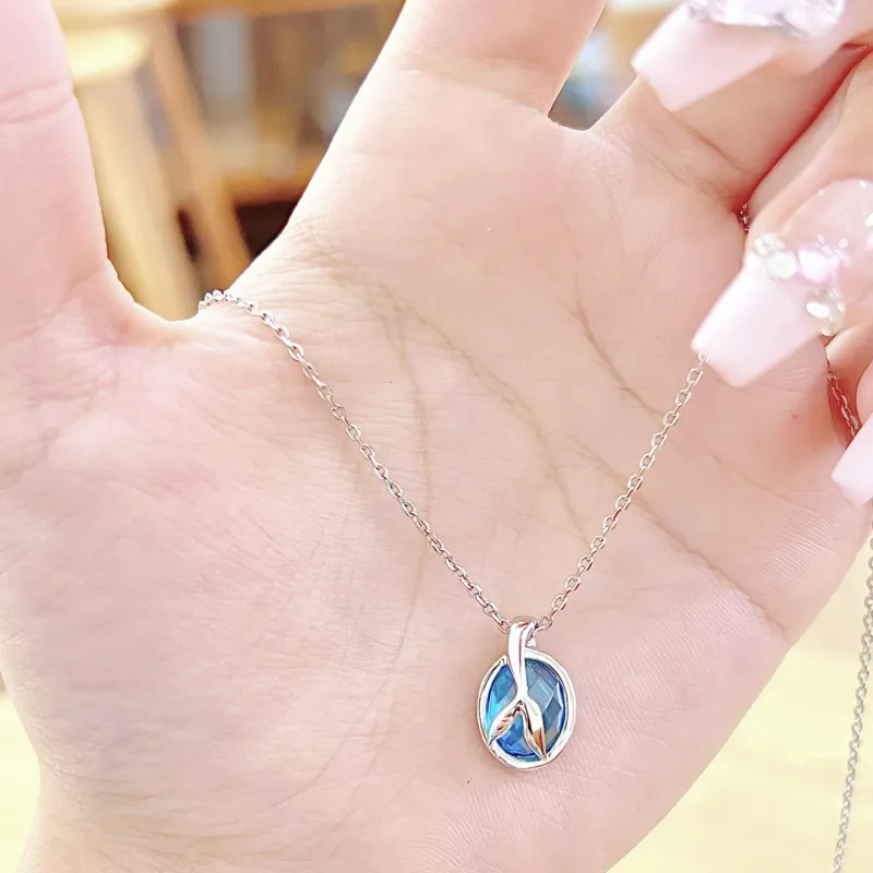 Disney Princess S925 Silver Necklaces Women's-6