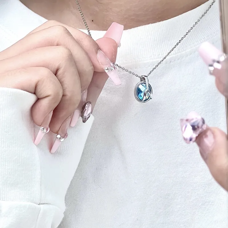 Disney Princess S925 Silver Necklaces Women's-11