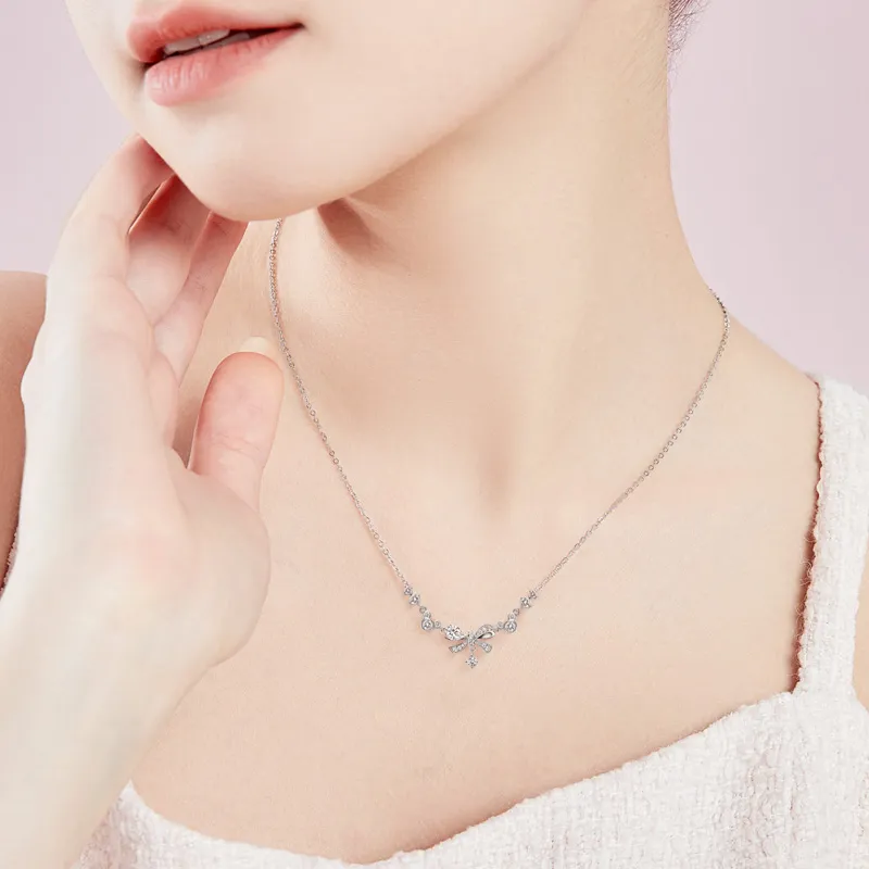 Disney Mickey Collection Princess Collection S925 Silver Necklaces Women's-3