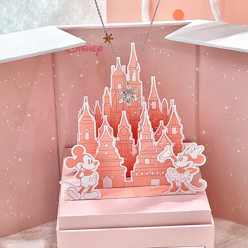 Disney Princess S925 Silver Necklaces Unisex-5
