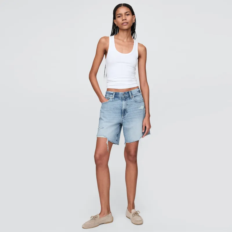 GAP Denim Shorts Women's Light Washed-3