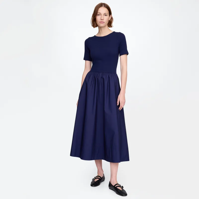 GAP Short Sleeved Dress Elegance Long Skirt Women's-6