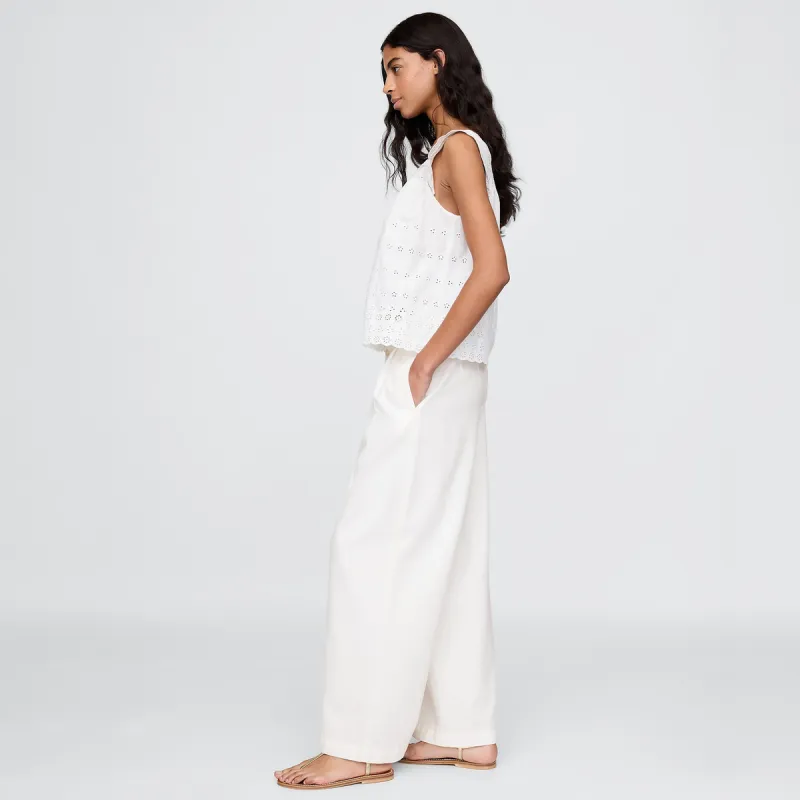 GAP Casual Pants Women's White-4