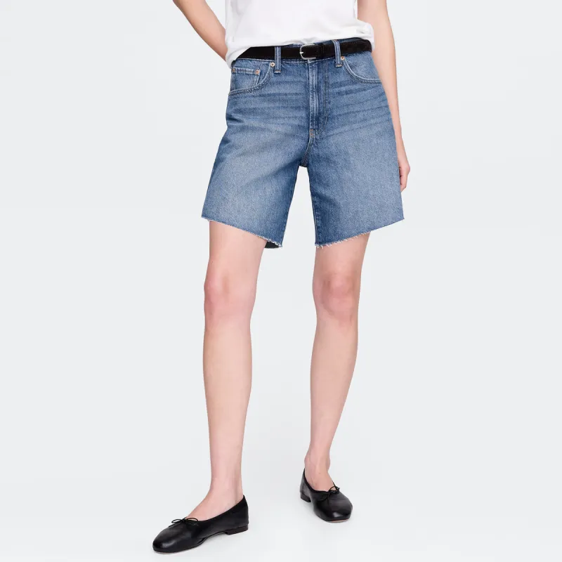 GAP Denim Shorts Women's Medium Washed-1