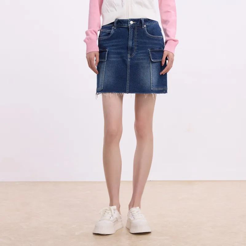 GAP Denim Short Skirts Women's Denim Blue-2