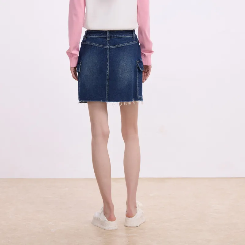 GAP Denim Short Skirts Women's Denim Blue-3